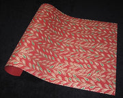 Black Ink Handmade Screenprinted Decorative Paper - Art Department LLC