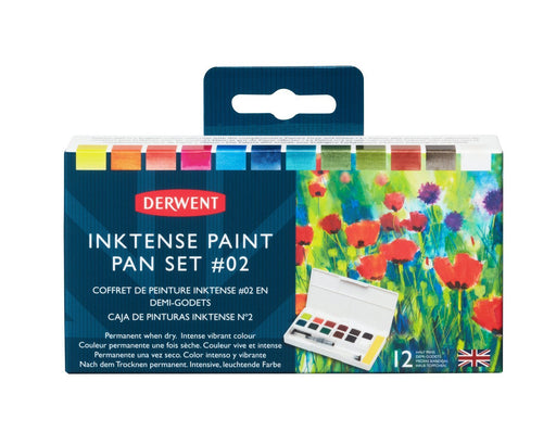 INKTENSE Paint Pan Set of 12 | Derwent