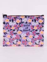 Blue Q Zipper Pouch - Art Department LLC