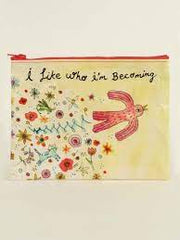 Blue Q Zipper Pouch - Art Department LLC