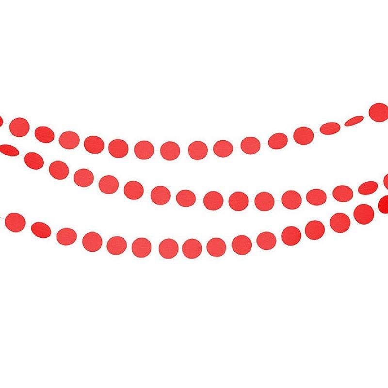 Circle Garland - Red - Art Department LLC