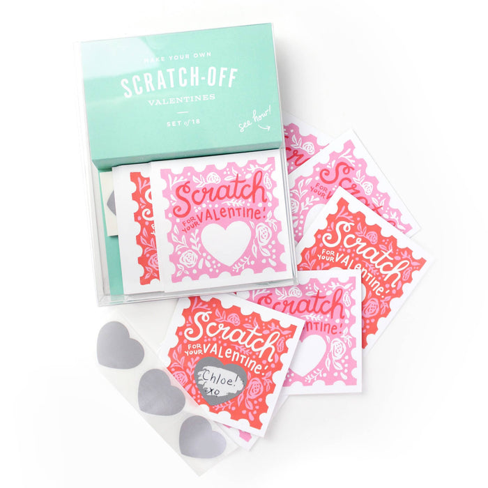 Scratch-off Valentines - Floral | Inklings Paperie