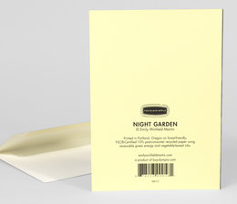 Emily Winfield Martin - Night Garden Notecard | Emily Winfield Martin