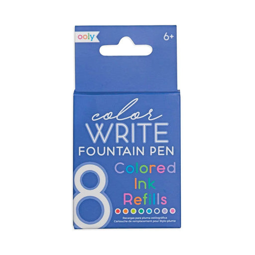 Color Write Fountain Pens Colored Ink Refills | OOLY