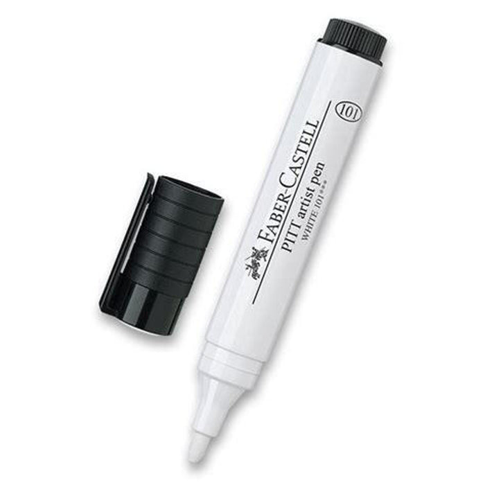 Faber-Castell Pitt Artist Pen Set of 4 Black and White Pens - The