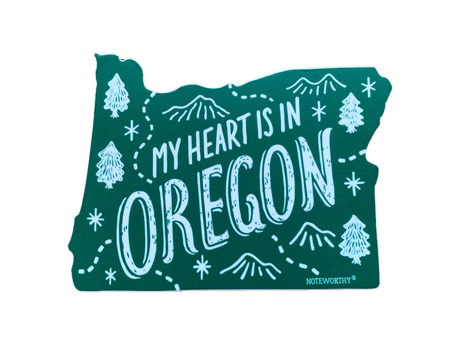Noteworthy Paper & Press - Oregon Sticker