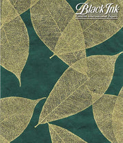 Black Ink Handmade Screenprinted Decorative Paper - Art Department LLC