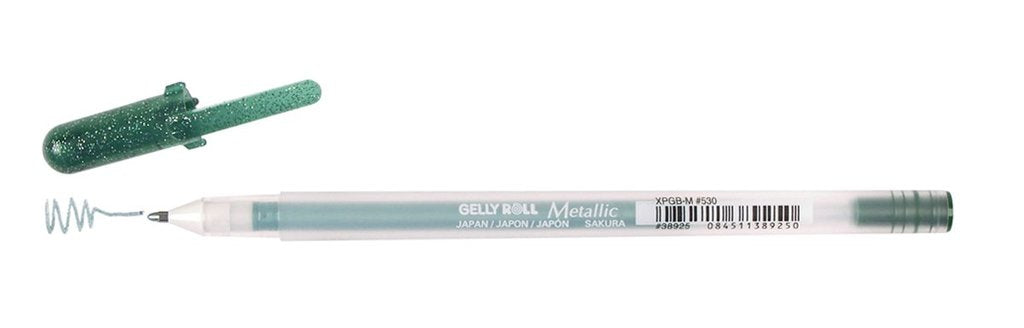 Sakura Gelly Roll Retractable Pen Metallic Green 08