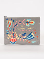 Blue Q Zipper Pouch - Art Department LLC