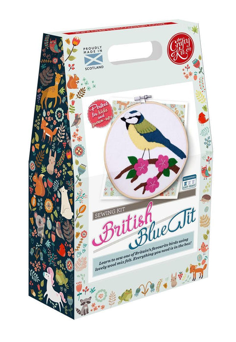 Blue Tit Felt Applique Kit | Crafty Kit Company