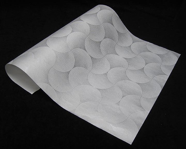 Black Ink Handmade Screenprinted Decorative Paper - Art Department LLC