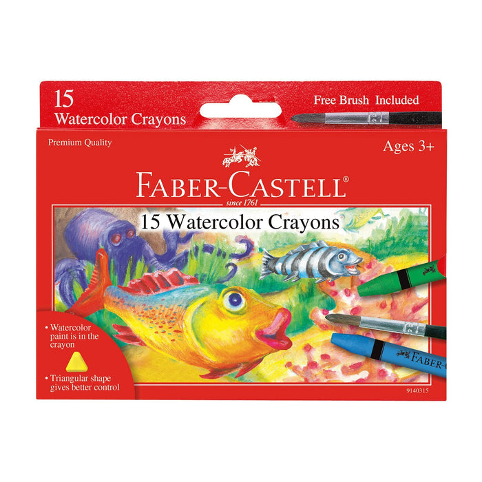 Faber-Castell 15 Watercolor Crayons Art Department — Art Department LLC