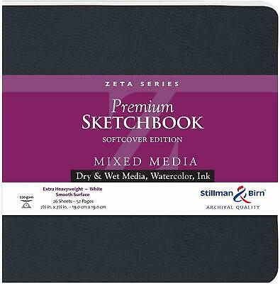 Stillman & Birn Alpha Softcover Mixed Media Sketchbook 150gsm 7.5x7.5