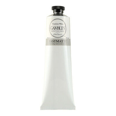 Gamblin FastMatte Alkyd Oil Titanium White 150 ml.