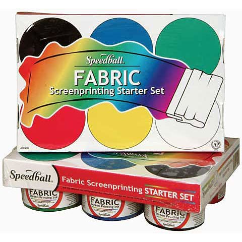 Fabric Screen Printing Starter Set, Six 4 oz. Jars - Art Department LLC