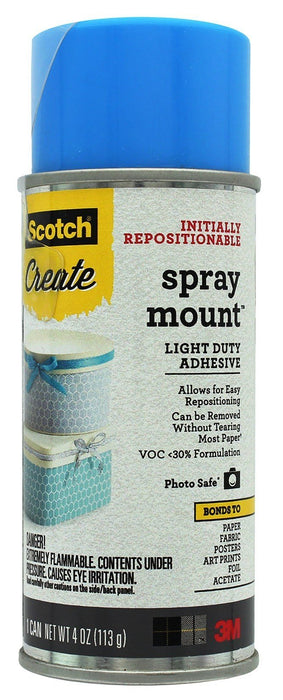 Spray Mount Adhesive, 4 oz. | 3M