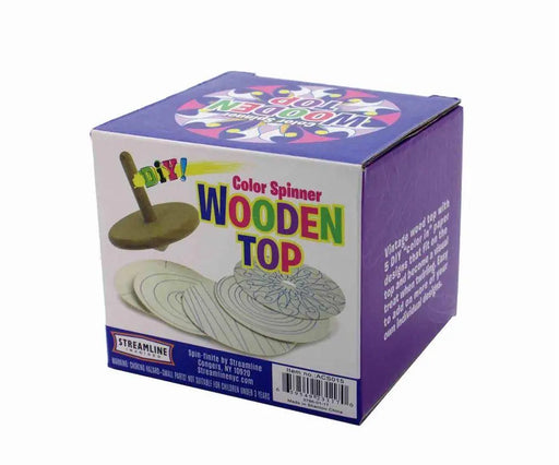 Spinning Top W/ 6 Diy Coloring Discs | Art Department LLC