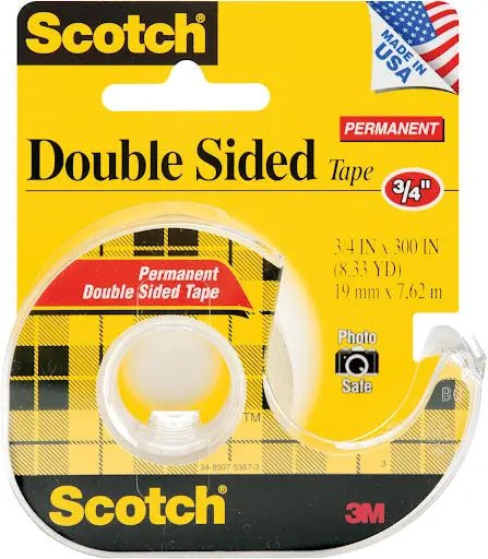 Scotch Double Sided tape 1/2" - Art Department LLC