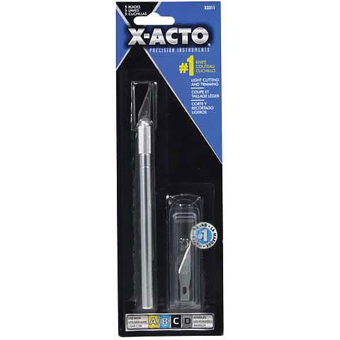 X - Acto 1 Knife Set w/5 Blades - Art Department LLC