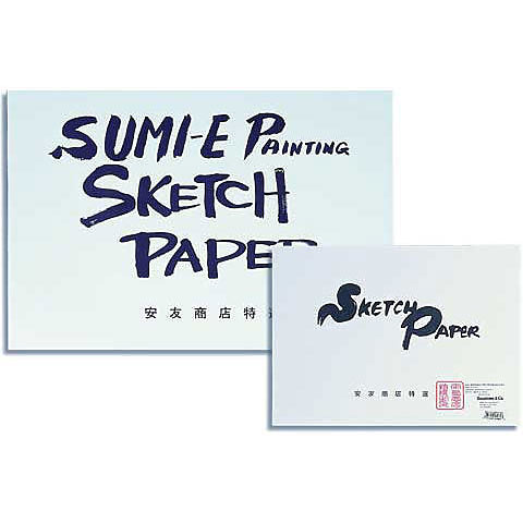 Yasutomo Sumi-E Painting & Sketch Pads, Hosho 9" x 12", 48 Shts./Pad | Yasutomo