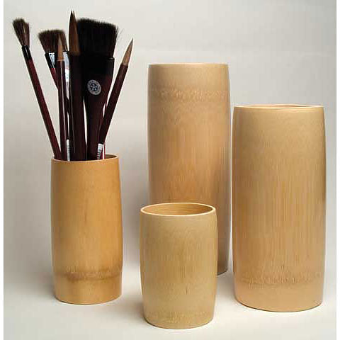 Bamboo Brush Vases | Yasutomo